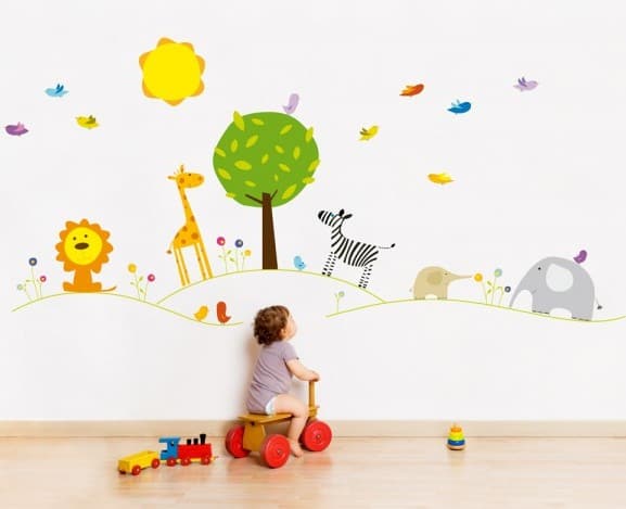 vinilos de animales infantiles