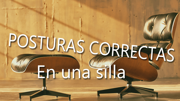 posturas correctar para la silla